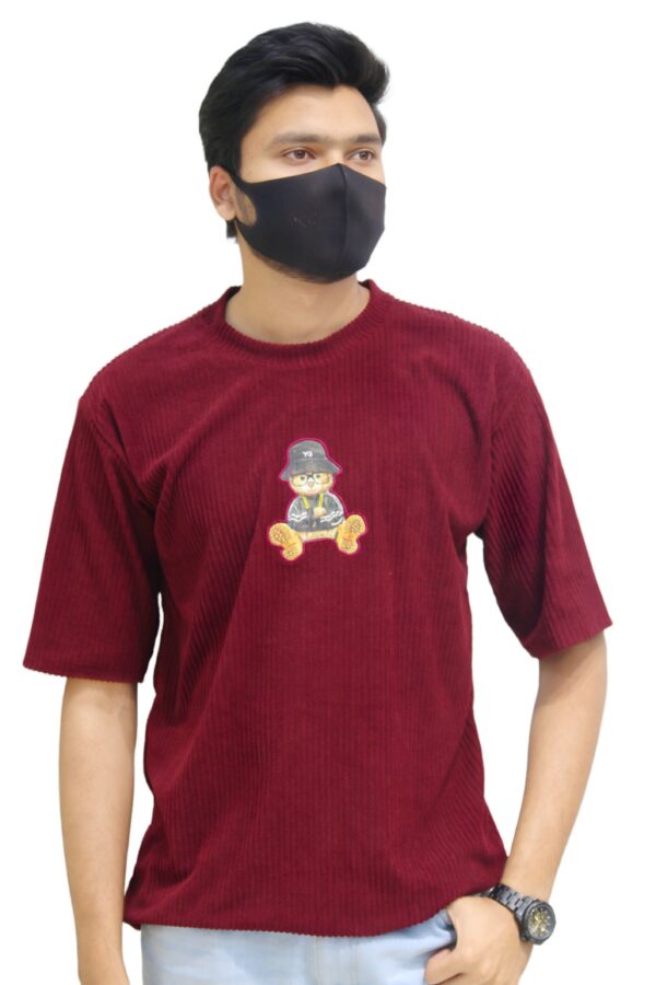 Round neck T-shirt | Maroon
