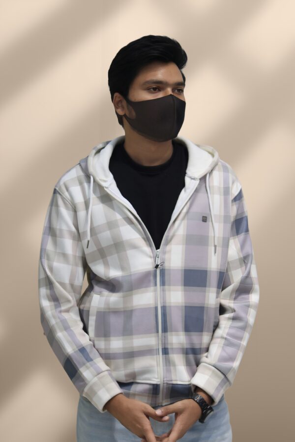 Zipper Hoodie (Shirt) | Checks